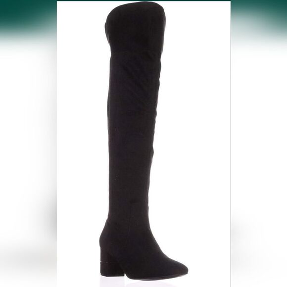 Alfani Women's Novaa Closed Toe Over Knee Fashion Suede  Boots Black, Size 6.0 M - Picture 4 of 14